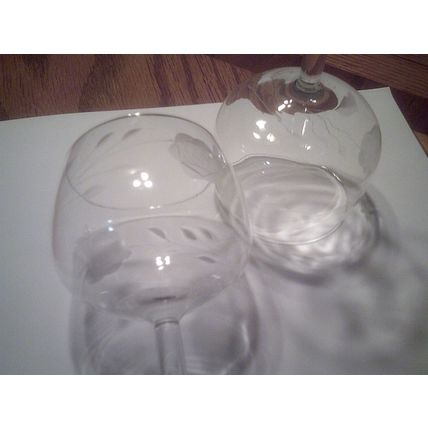 Avon Roses water glasses set of 4 from the 1980's
