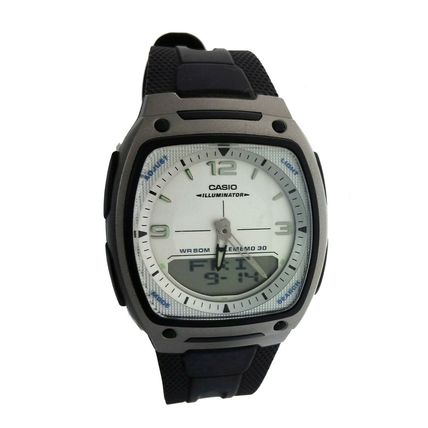 New Casio AW81 7A Men's Ana-Digi Watch World Time 10 Year Battery 30 Data bank