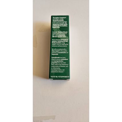 JADEN'S JUICE FREEDOM 15 ML WHOLE FLOWER TINCTURE CBD