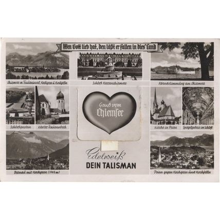 Eidelweiss Germany Mailing Novelty Opening Flap Flower Postcard
