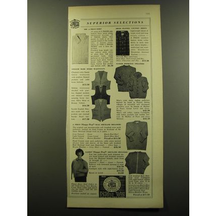 1959 J. Press Fashion Ad - Superior selections