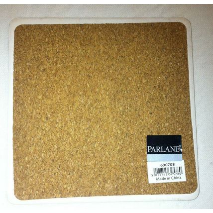 Shabby & Chic Brown Tile With I Love You... Message & Placemat on another side
