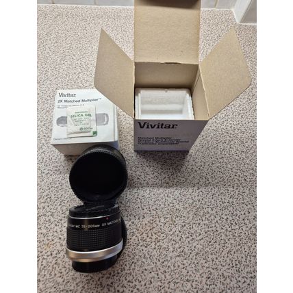 Vivitar 75-205 f3.8 lens and 2x multiplier - Canon C/FD fit