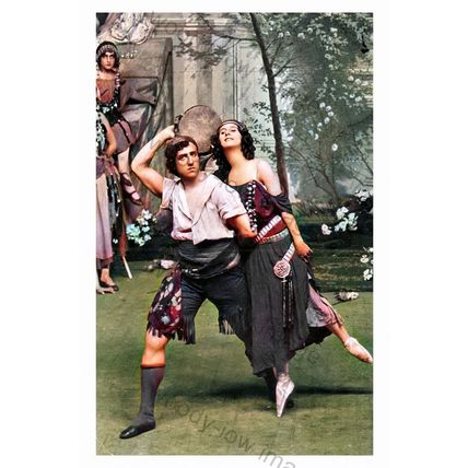 COL0778 - Russian Prima Ballerina - Anna Pavlova & M Novikoff - print 6x4
