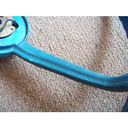 1972 73 74 Dodge Dart Plymouth Duster Valiant Blue Steering Wheel OEM 3467474