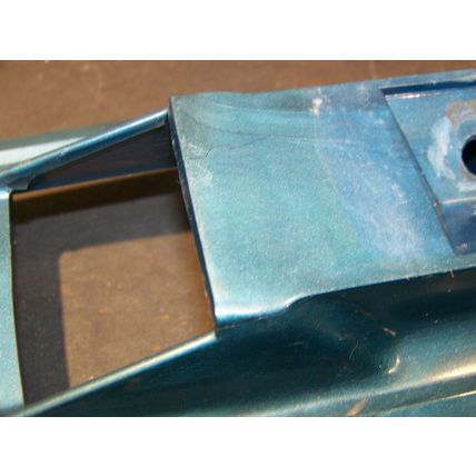 1966 1967 Chrysler Dodge Plymouth Front Armrest Bases OEM 2589584 Blue 16"