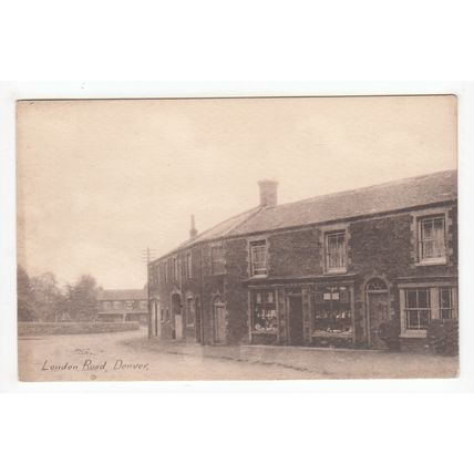 London Road Denver Postcard Norfolk Publisher M A Monk