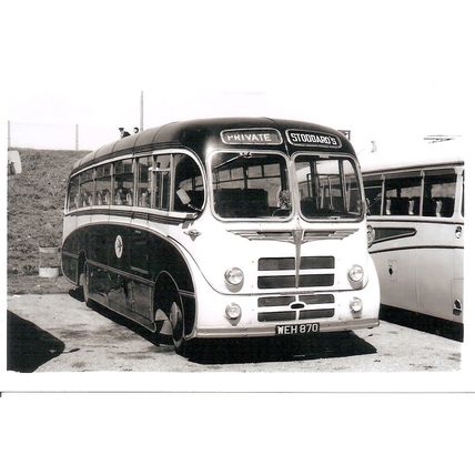 Black & White Photograph of Stoddard's Ltd. of Cheadle, Staffordshire - WEH 870