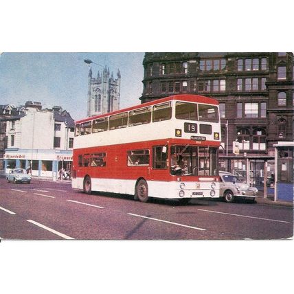Pike Cards - Colour Postcard of Manchester Corporation Transport - GEX 742F