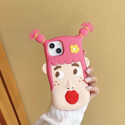 Phone Cases Ugly Pigtailed Girl Classic Cartoon Long stockings