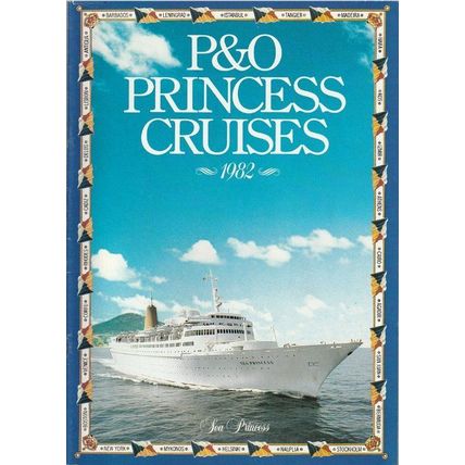 P&O Princess Cruises 1982, travel brochure