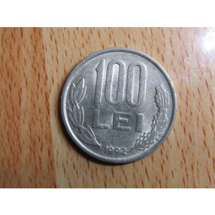 Romana 1992 100 Lei Mihai Viteazul Coin