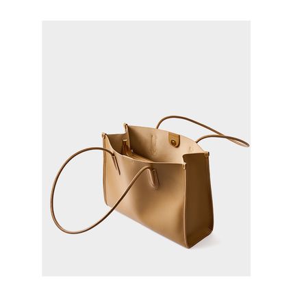 Genuine Leather Women's Shoulder Handbags Bronze