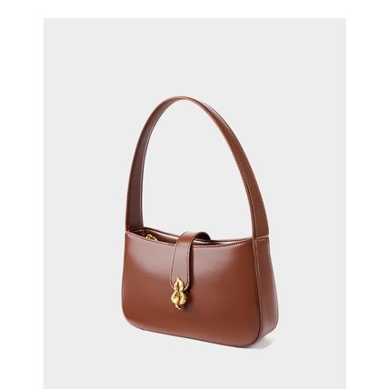 Genuine Leather Women Tote Top Handle Purse Shoulder Satchel Bags Brown