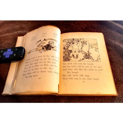 Old Vintage Basic Reader AFirst Reader By Spaulding & Bryce 1906
