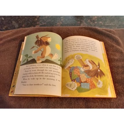 Little Golden Book Tawny Scrawny Lion A Edition By Kathryn Jackson FN- 5.5 1952
