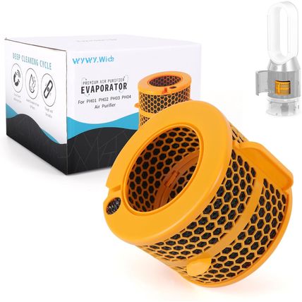 Air Purifier Carbon Fiber Evaporator Filter Compatible with Dyson PH01 PH02 PH03