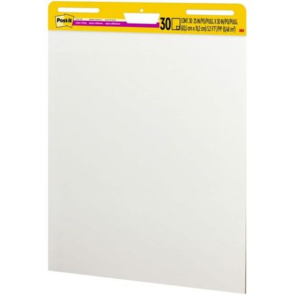 Post-It Super Sticky Easel Pad 25 in X 30 in White 30 Sheets/Pad 2 Pad/Pack Larg