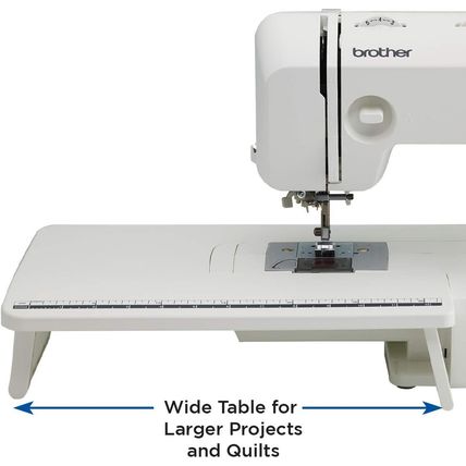 Brother Sewing and Quilting Machine, XR3774, 37 Built-In Stitches, Wide Table, 8
