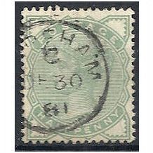 1880 SG165 1/2d Pale.Green Fine Used .