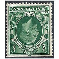 1934 SG439i 1/2d Green Photogravure Watermark INVERTED Unmounted Mint ..