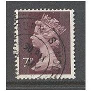 X874 7p Purple-Brown (2 Bands).Fine Used.14f