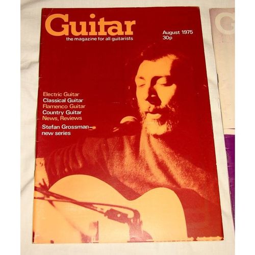 Guitar : The Magazine For All Guitarists June & Aug. 1975 Jose Feliciano UK