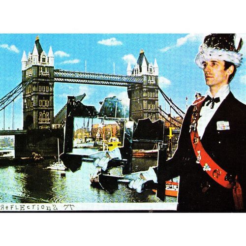 Colour Promotional Postcard - Reflections - Andrew Logan Exhibition 1977 London