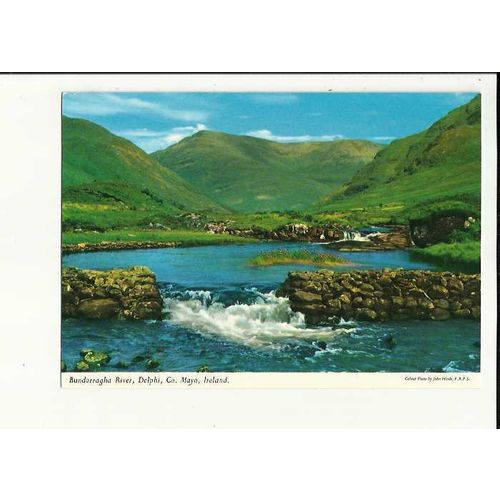 Ireland DELPHI BUNDORRAGHA RIVER Postcard by Hinde (2/135)