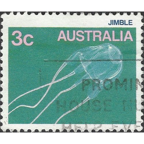 AUSTRALIA, Jimble, blue-green 1986, 3c, #3