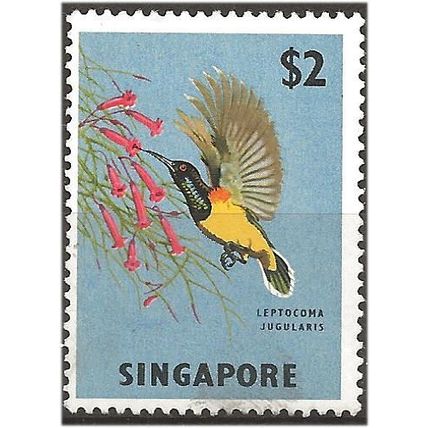 Singapore 1963 SG78 $2 Multicoloured Fine Mounted Mint . .. .