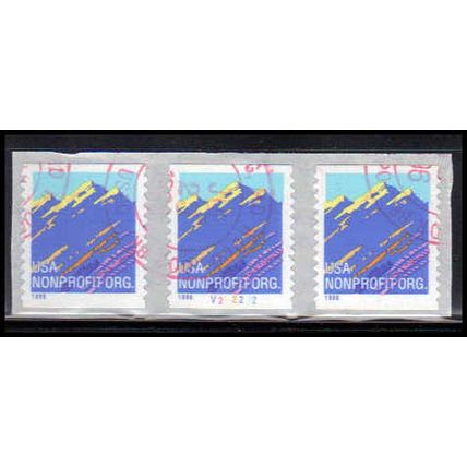 Used 2904Av 5c Mountain Very Fine PNC V222222/3 13x12 SQ Inverted PA3395