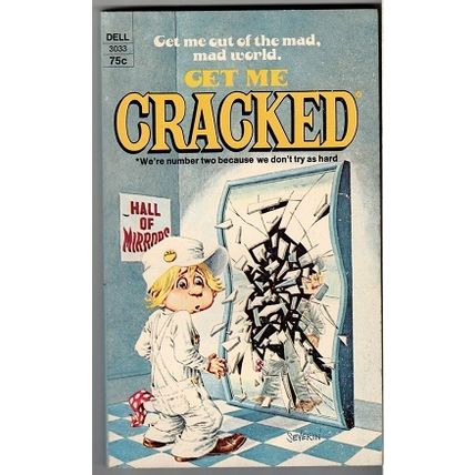 CRACKED ' GET ME ' paperback book (1977)