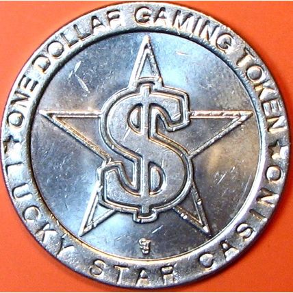 Lucky Star. $1 Casino Token. Black Hawk, CO. A64.
