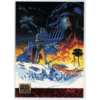 STAR WARS ' GALAXY series 1 ' card # 80 ( 1993 )