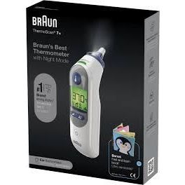 Braun IRT6525 ThermoScan 7+ Ear thermometer with Night mode [New&Sealed]