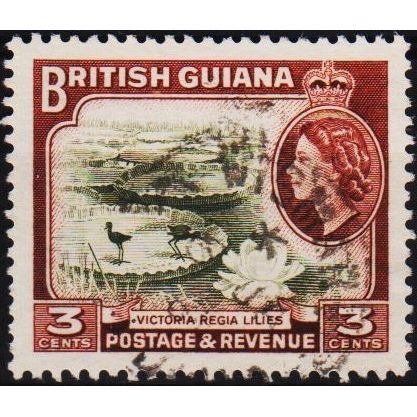 British Guiana. 1954 3c S.G.333 Used