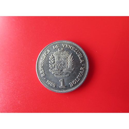 1989 VENEZUELA ONE BOLIVAR - COIN - 2 FREE POST. AAS