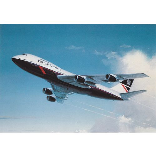 British Airways Boeing B747 200 Aircraft Postcard (A2525)
