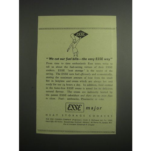 1948 Esse Cooker Ad - We cut our fuel bills - the easy Esse way
