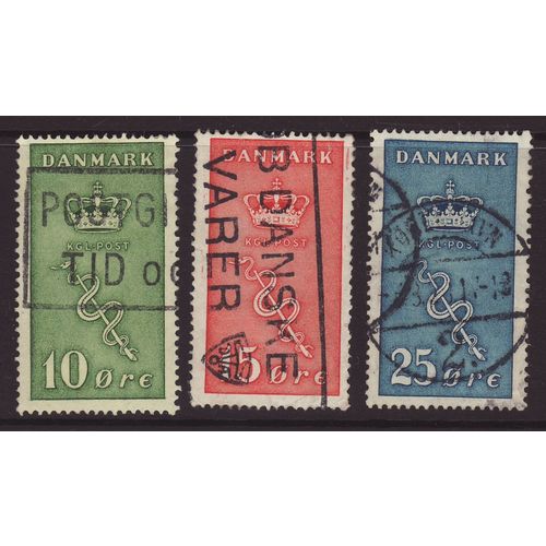 Denmark 1929 SG 252-4 Used (D-367 (1))