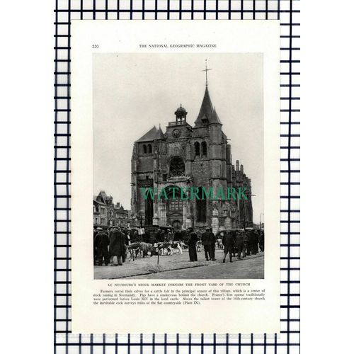 (8040) Le Neubourg Cattle Market / Couteau Farm France - 1940 Cutting