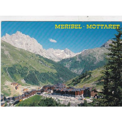 Meribel Mottaret France Postcard unused VGC