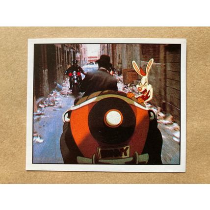 Who Framed Roger Rabbit Sticker # 136 (A) unused 1988 Panini Disney