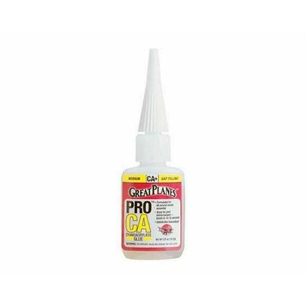 Great Planes Pro CA+ Glue Medium (0.5oz)