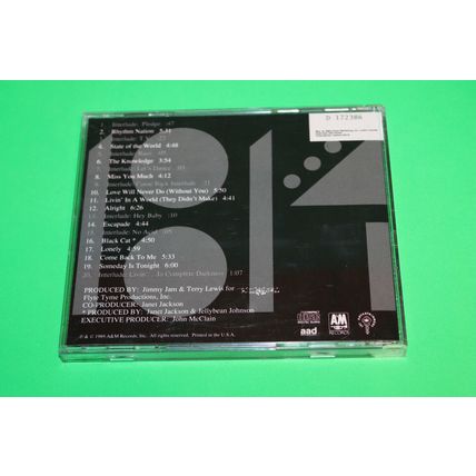 Janet Jackson Jackson's Rythm Nation CD Miss You Much Escapade 1989