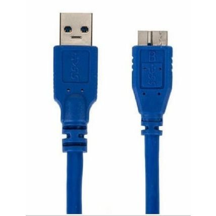 6 ft. USB 3.0 Cable Standard A Male to Micro B Male Cable - Blue