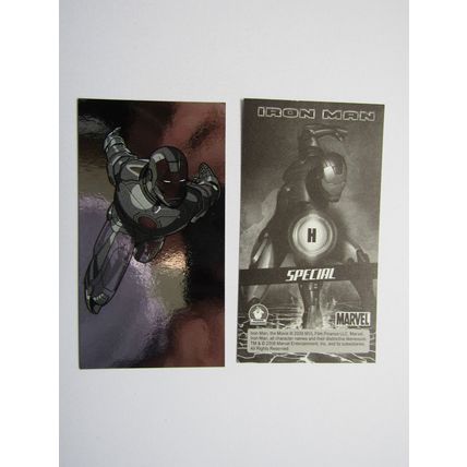 Marvel - Iron Man The Movie 2008 - Preziosi Sticker Drop-down Choice (e18)