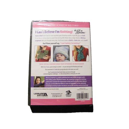 I Can't Believe I'm Knitting! in Motion: Beginner Leisure Arts #3914 DVD