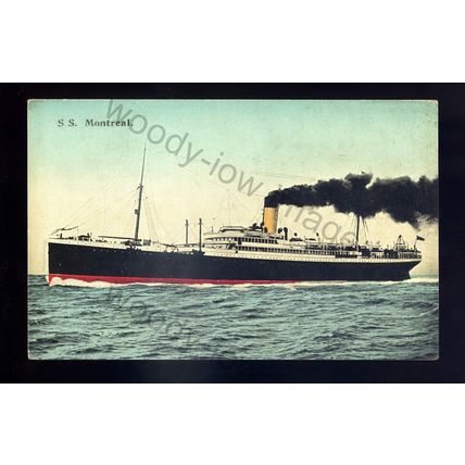 LS2879 - Canadian Pacific Liner - Montreal - postcard